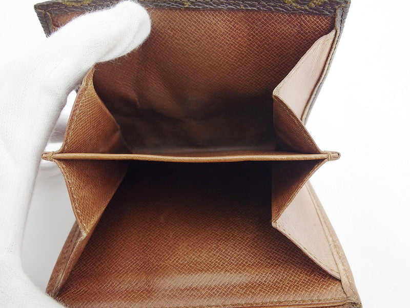 LOUIS VUITTON Bifold Wallet M61660 Brown beige Portonebi (old type)