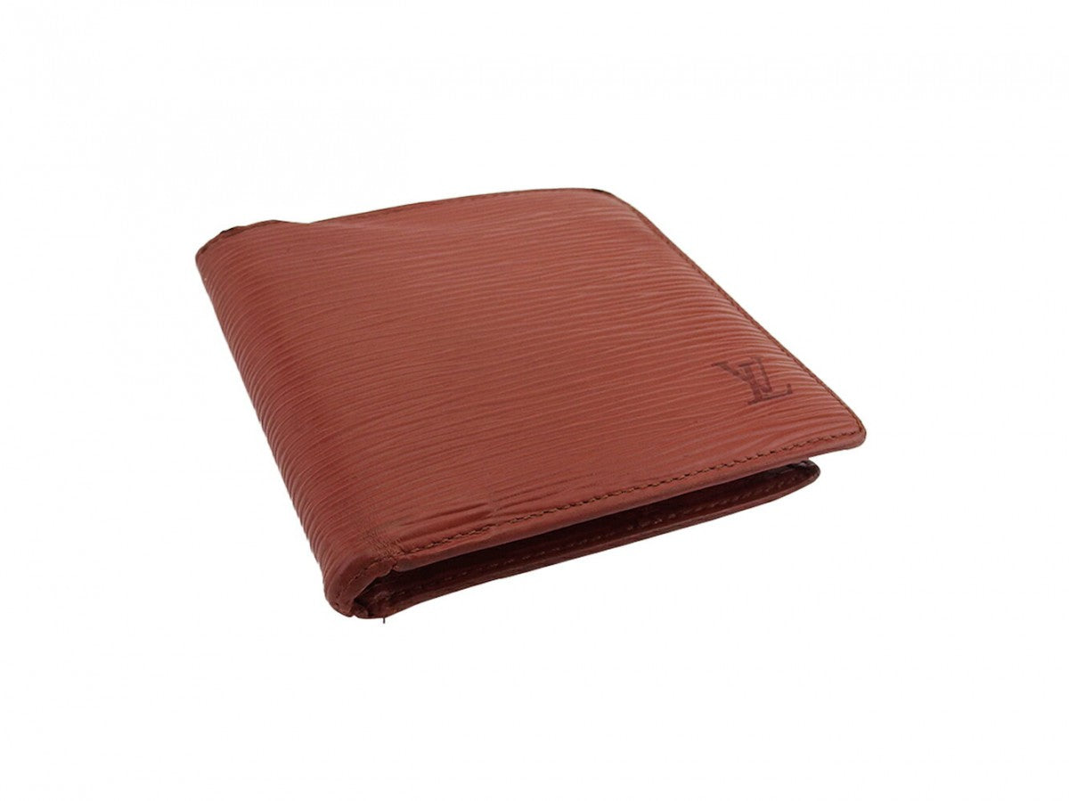 LOUIS VUITTON Bifold Wallet M63543 Brown Porte Billets Cartes Crdit Monet