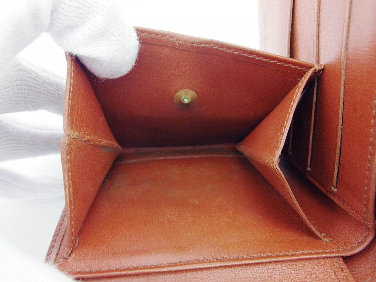 LOUIS VUITTON Bifold Wallet M63543 Brown Porte Billets Cartes Crdit Monet