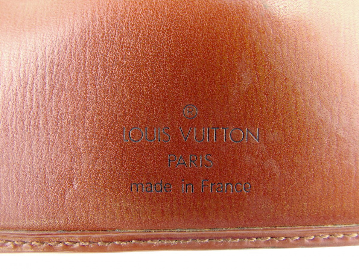 LOUIS VUITTON Bifold Wallet M63543 Brown Porte Billets Cartes Crdit Monet