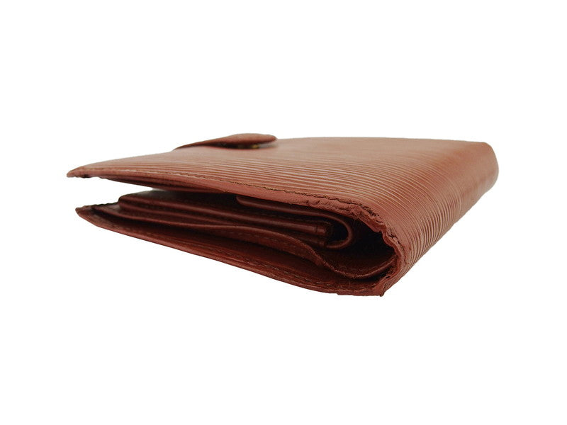 LOUIS VUITTON Bifold Wallet M63553 Brown Porte Billets Compact