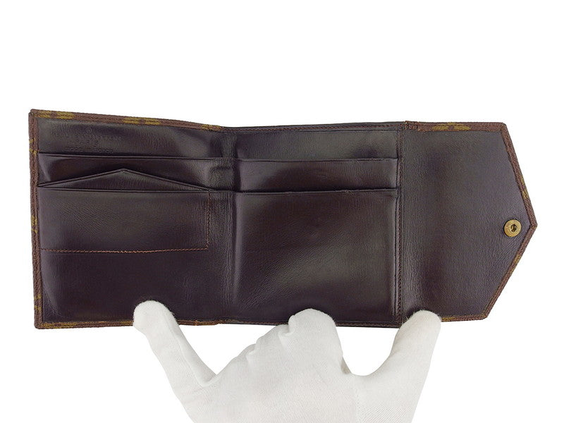 LOUIS VUITTON Bifold Wallet M61660 Brown beige Portonebi (old type)