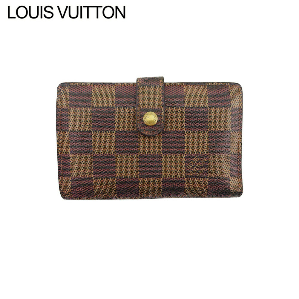 LOUIS VUITTON Bifold Wallet Brown beige Portefeuille Florin