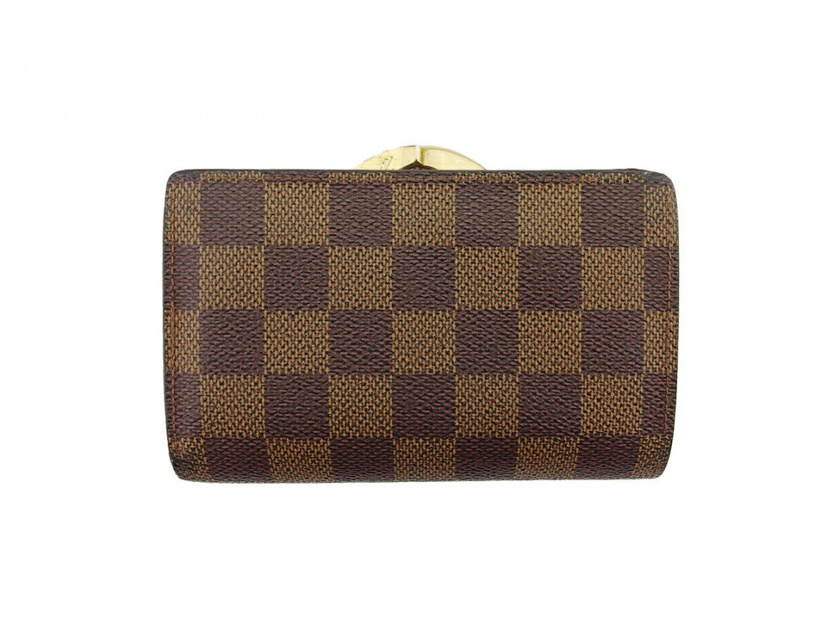 LOUIS VUITTON Bifold Wallet Brown beige Portefeuille Florin