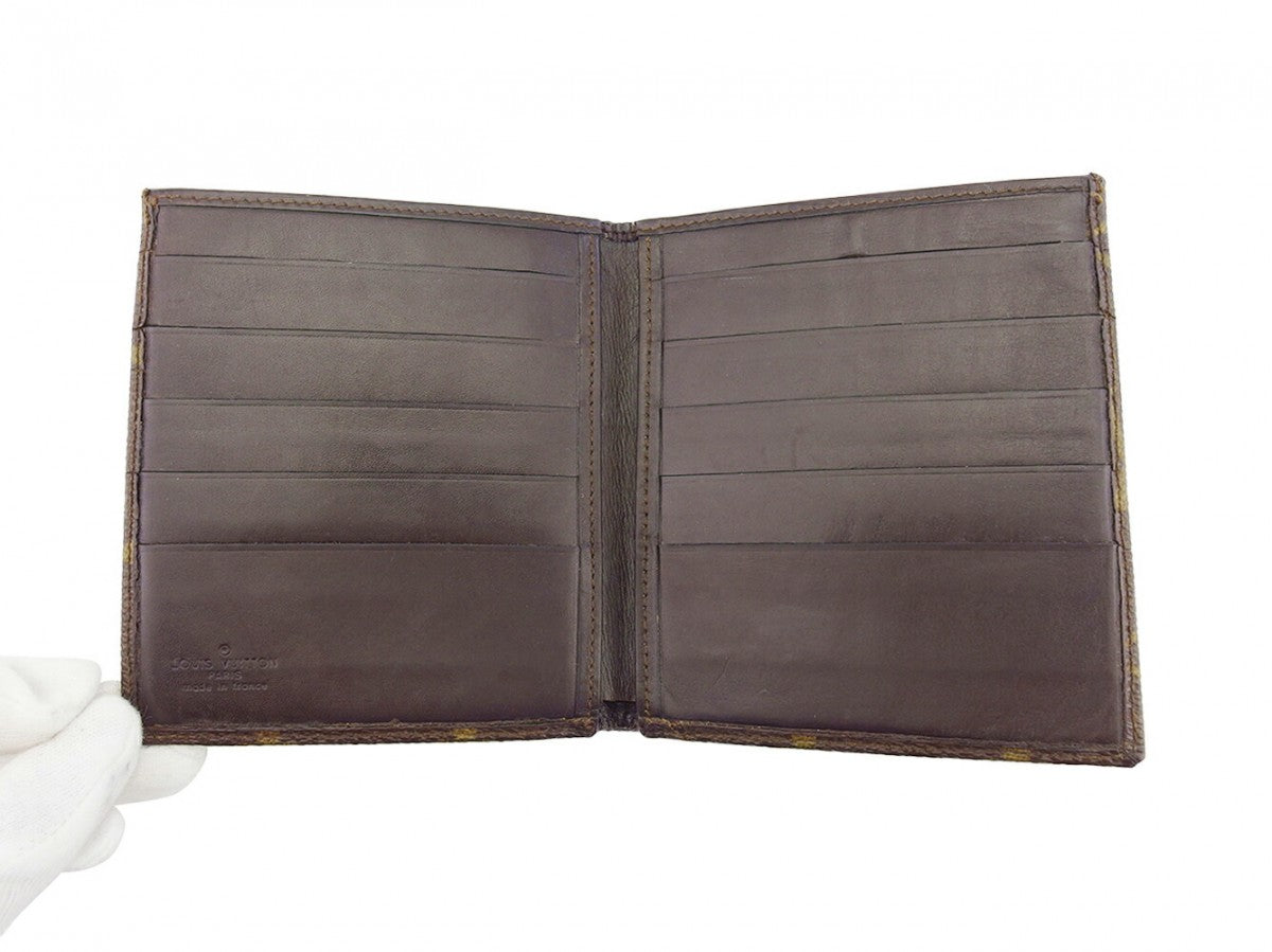 LOUIS VUITTON Bill Compartment M60883 Brown beige Porte Billets10Cartes Credit (old type)