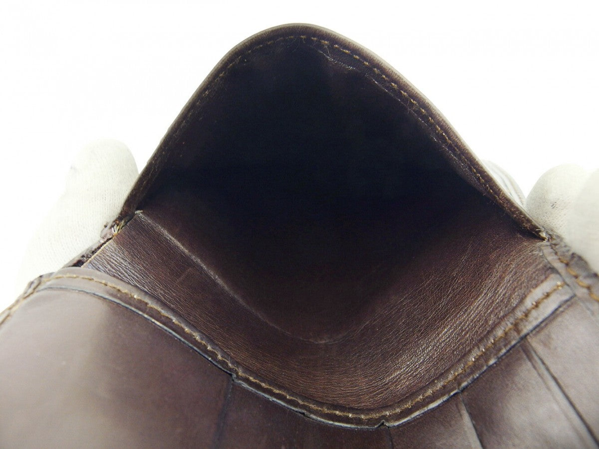 LOUIS VUITTON Bill Compartment M60883 Brown beige Porte Billets10Cartes Credit (old type)