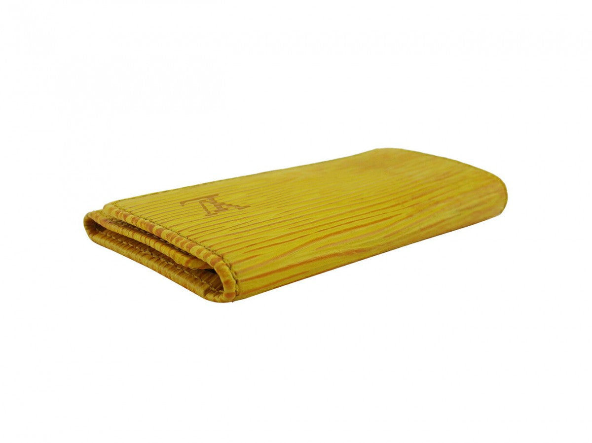 LOUIS VUITTON Key case Key holder Yellow Purple Gold