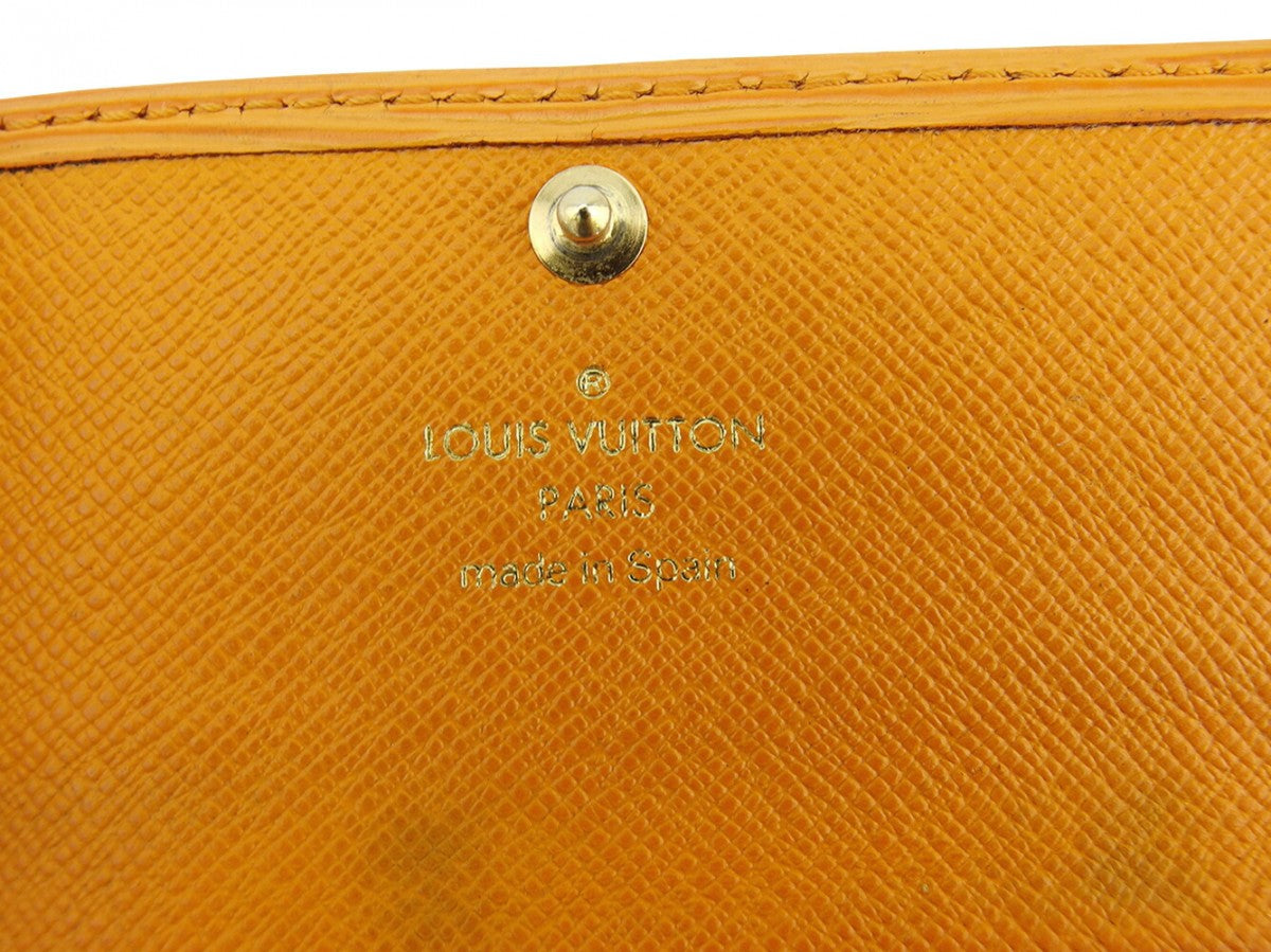 LOUIS VUITTON Key case Key holder Mandarin Gold