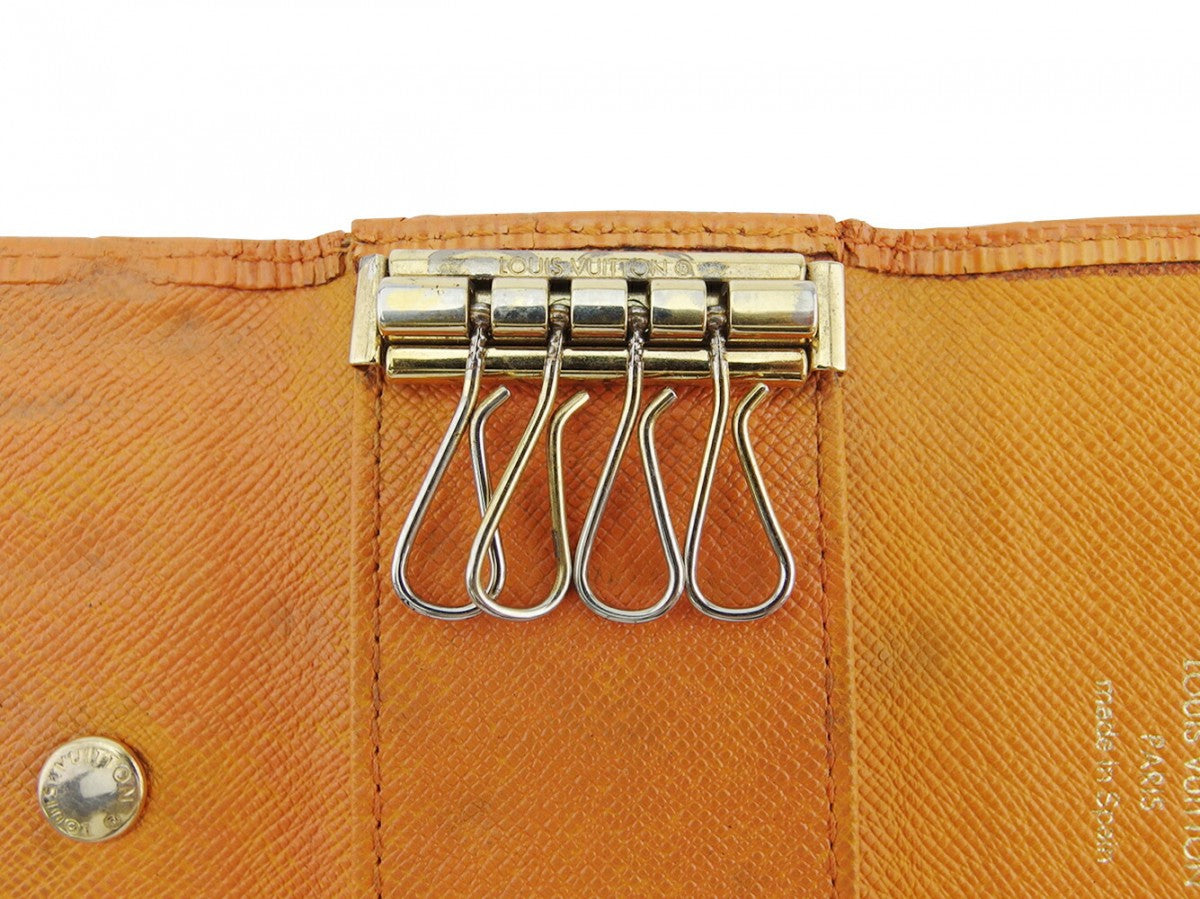 LOUIS VUITTON Key case Key holder Mandarin Gold
