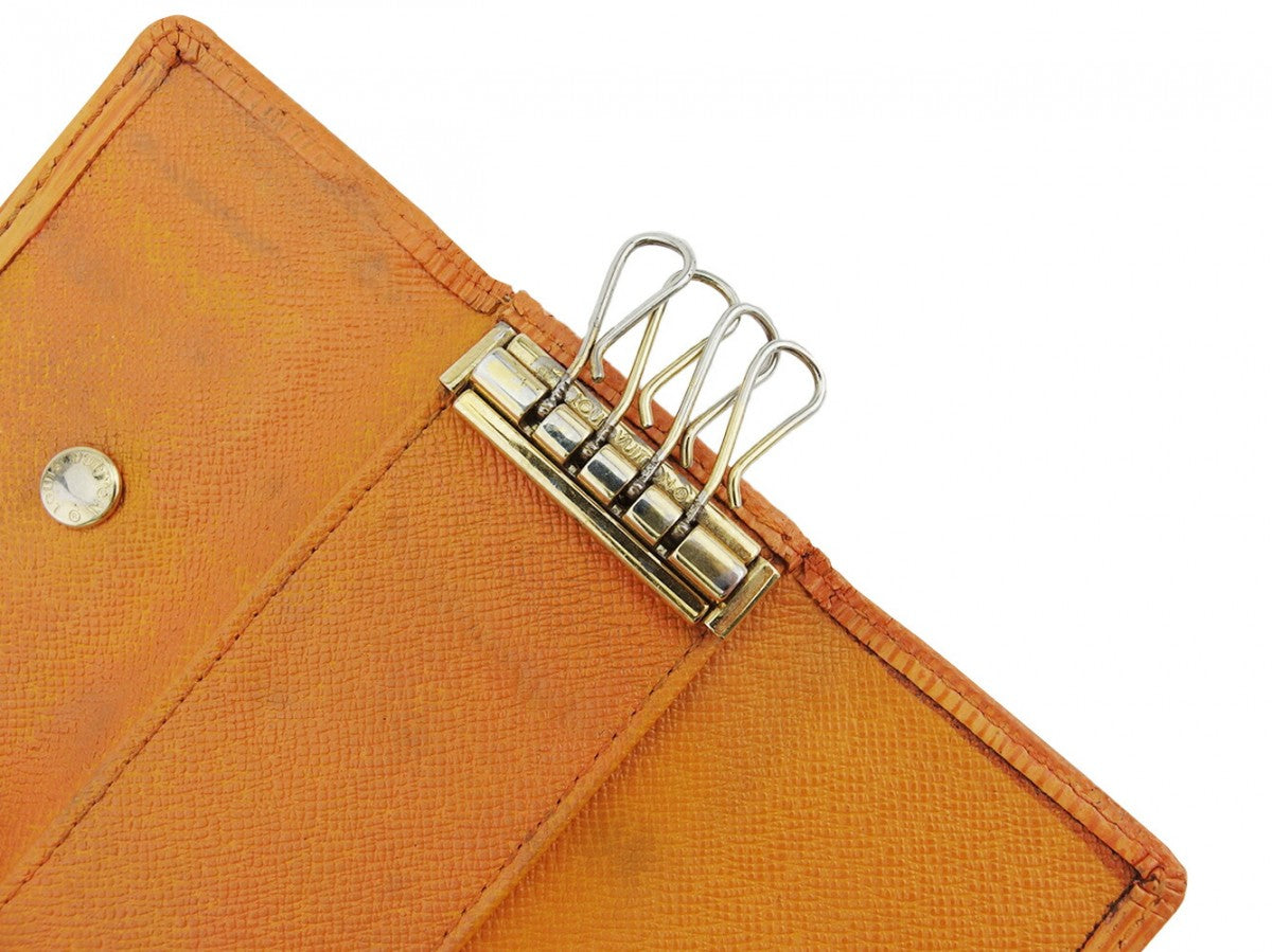 LOUIS VUITTON Key case Key holder Mandarin Gold