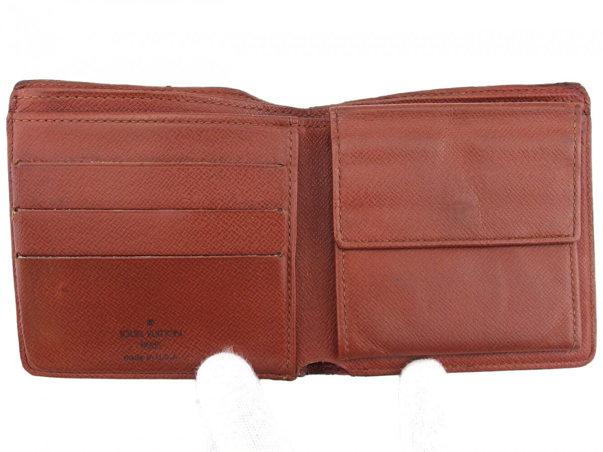 LOUIS VUITTON Bifold Wallet M61665 Brown x beige Porte Billets Cult Creddy Monet
