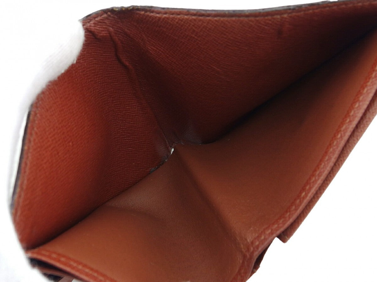 LOUIS VUITTON Bifold Wallet M61665 Brown x beige Porte Billets Cult Creddy Monet