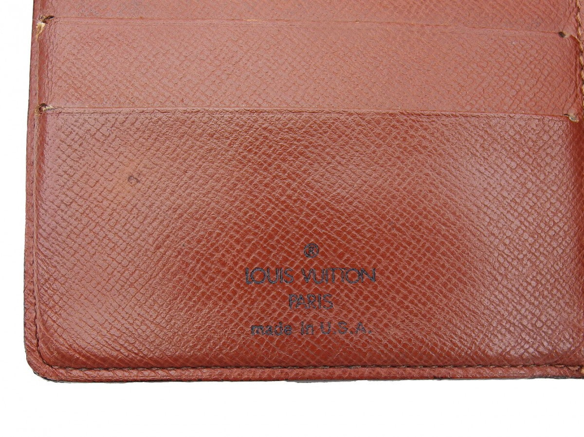 LOUIS VUITTON Bifold Wallet M61665 Brown x beige Porte Billets Cult Creddy Monet
