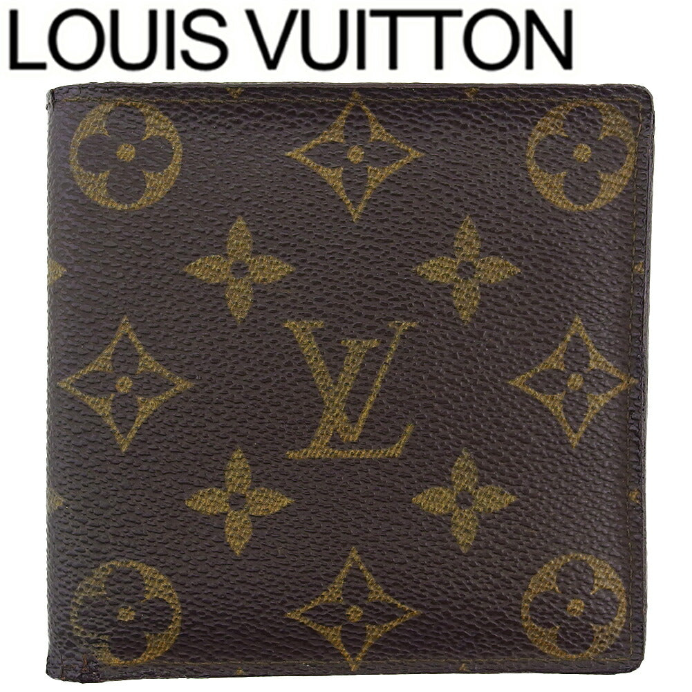 LOUIS VUITTON Bifold Wallet M61665 Brown beige Porte Billets Cartes Crdit Monet