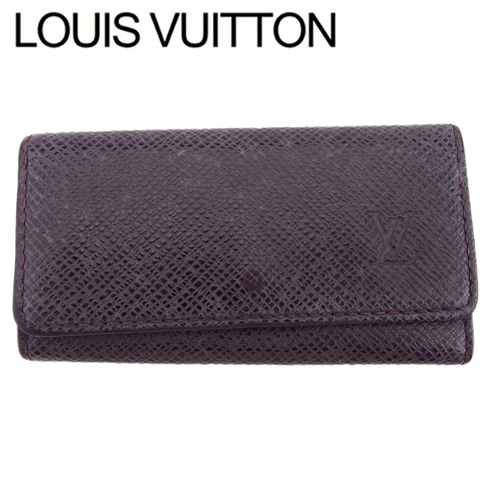 LOUIS VUITTON Key case Key holder M30526 Purple brown Multicles4