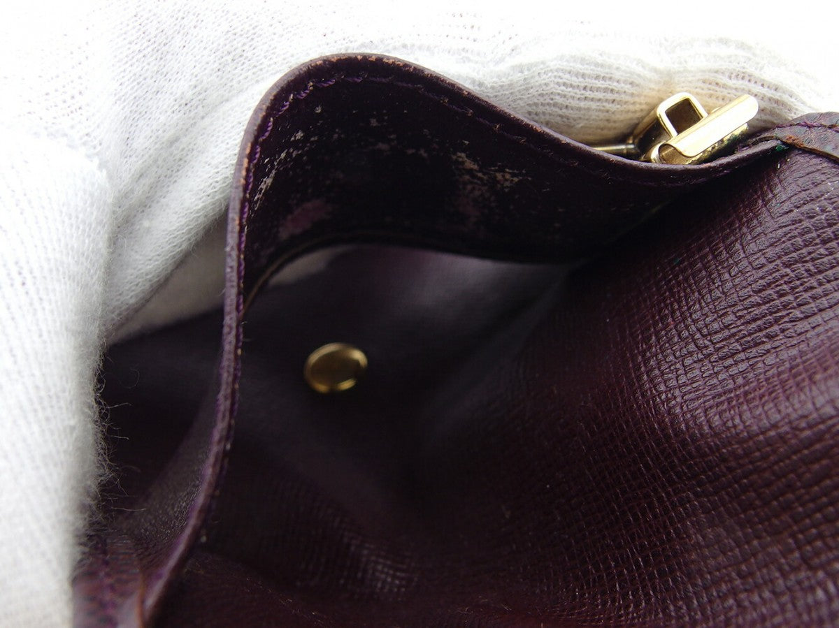 LOUIS VUITTON Key case Key holder M30526 Purple brown Multicles4