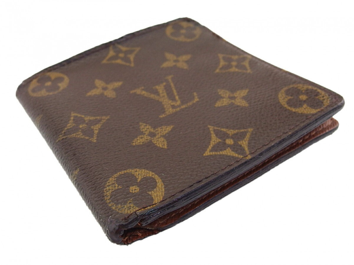 LOUIS VUITTON Bifold Wallet M61665 Brown beige Porte Billets Cartes Crdit Monet