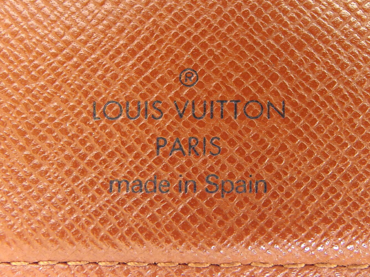 LOUIS VUITTON Bifold Wallet M61665 Brown beige Porte Billets Cartes Crdit Monet
