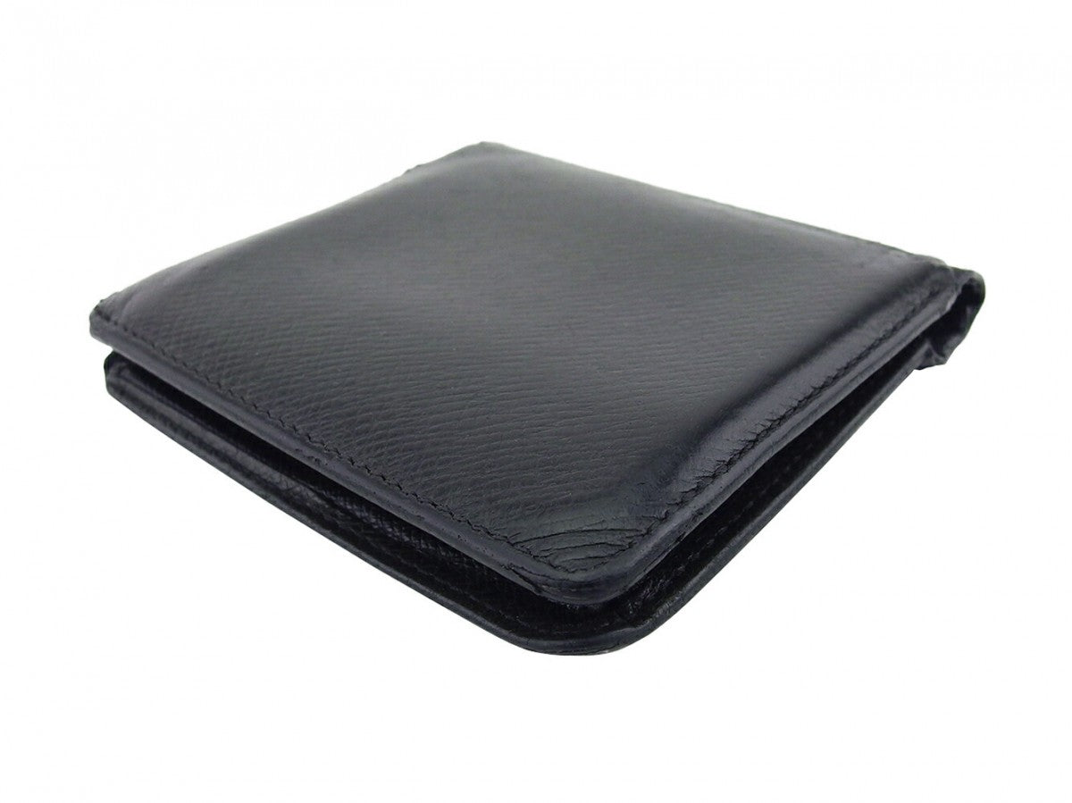 LOUIS VUITTON Bifold Wallet Noir Taiga Line