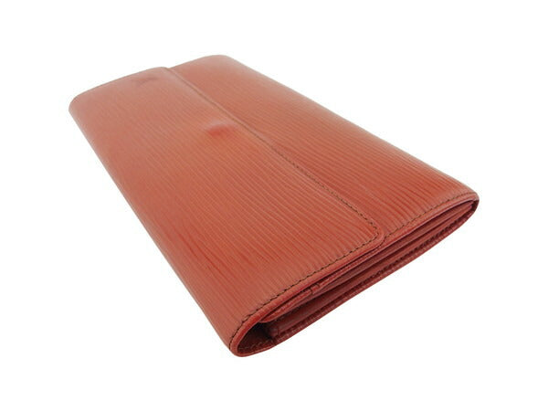 LOUIS VUITTON Long Wallet Purse Kenya Brown Portomoné Credit