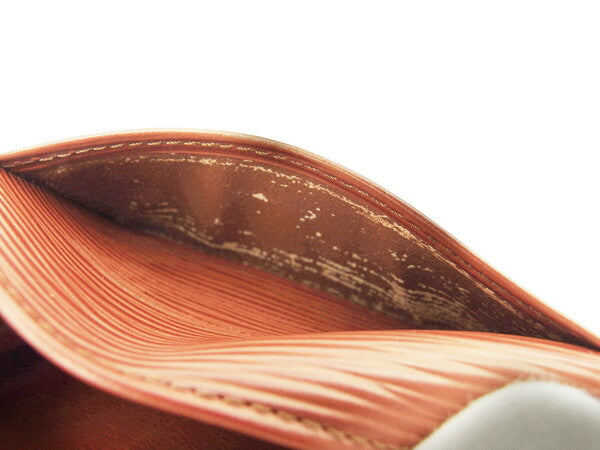 LOUIS VUITTON Long Wallet Purse Kenya Brown Portomoné Credit