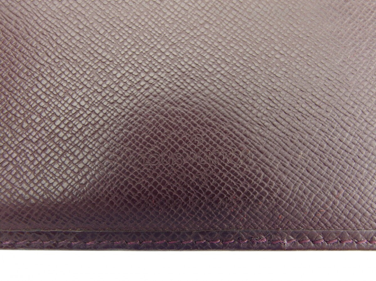 LOUIS VUITTON Bill Compartment Purple brown Porte BilletsCartes Crdit