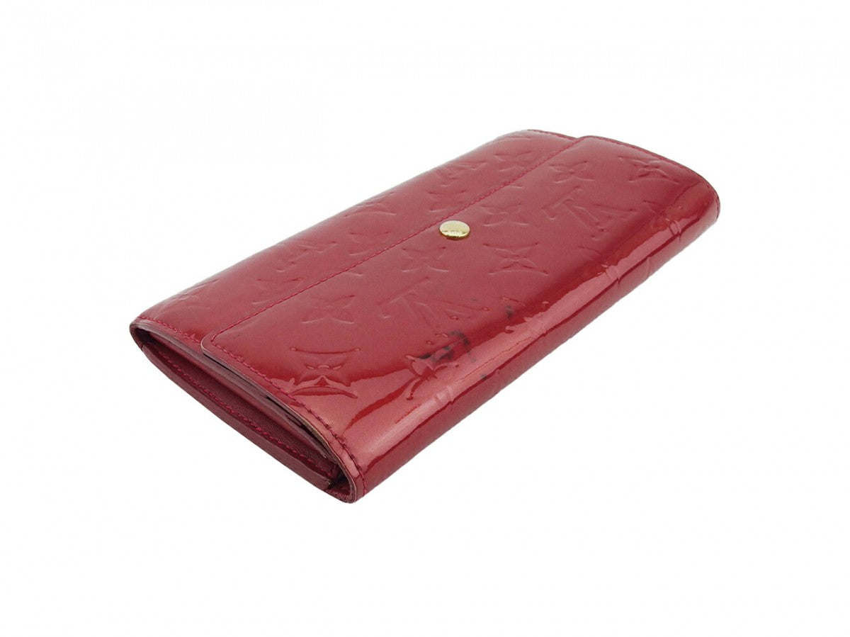 LOUIS VUITTON Long Wallet Purse Pomdamul Portefeuille Sarah