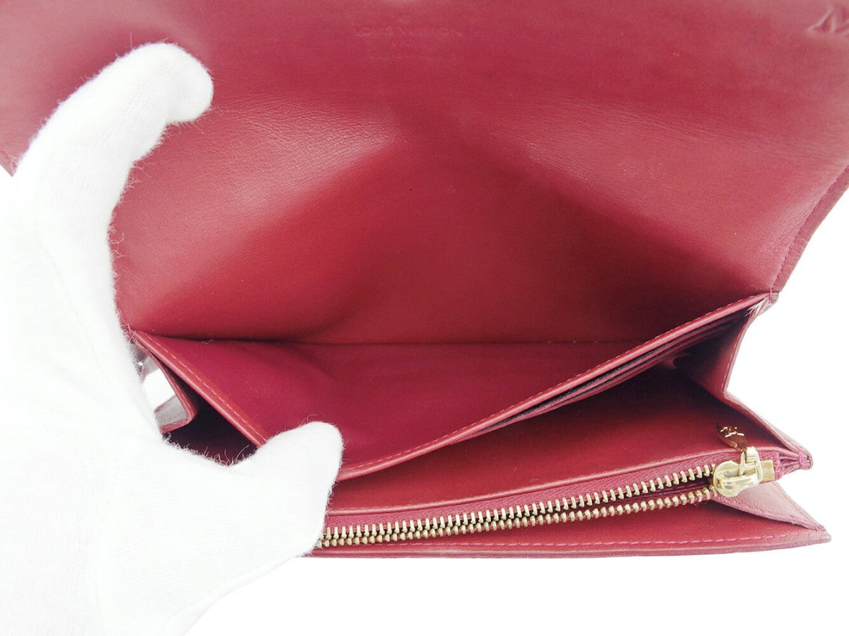 LOUIS VUITTON Long Wallet Purse Pomdamul Portefeuille Sarah
