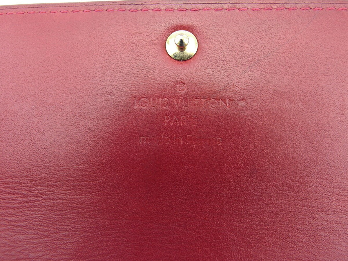 LOUIS VUITTON Long Wallet Purse Pomdamul Portefeuille Sarah