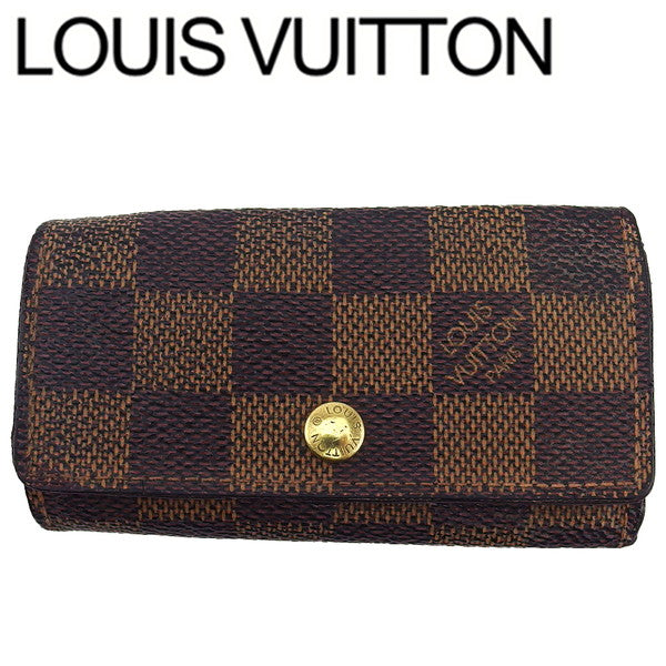 LOUIS VUITTON Key case Key holder N62631 Damier Ebene Multicles4
