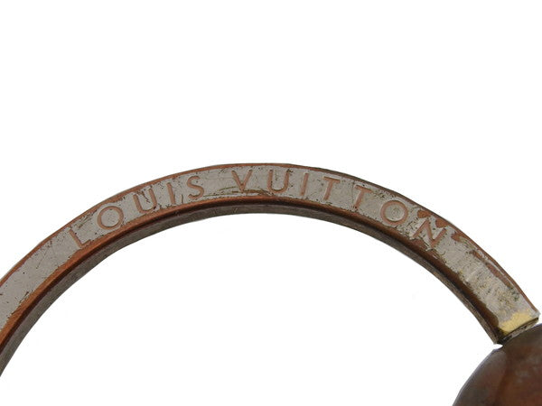 LOUIS VUITTON Key ring Silverx pink