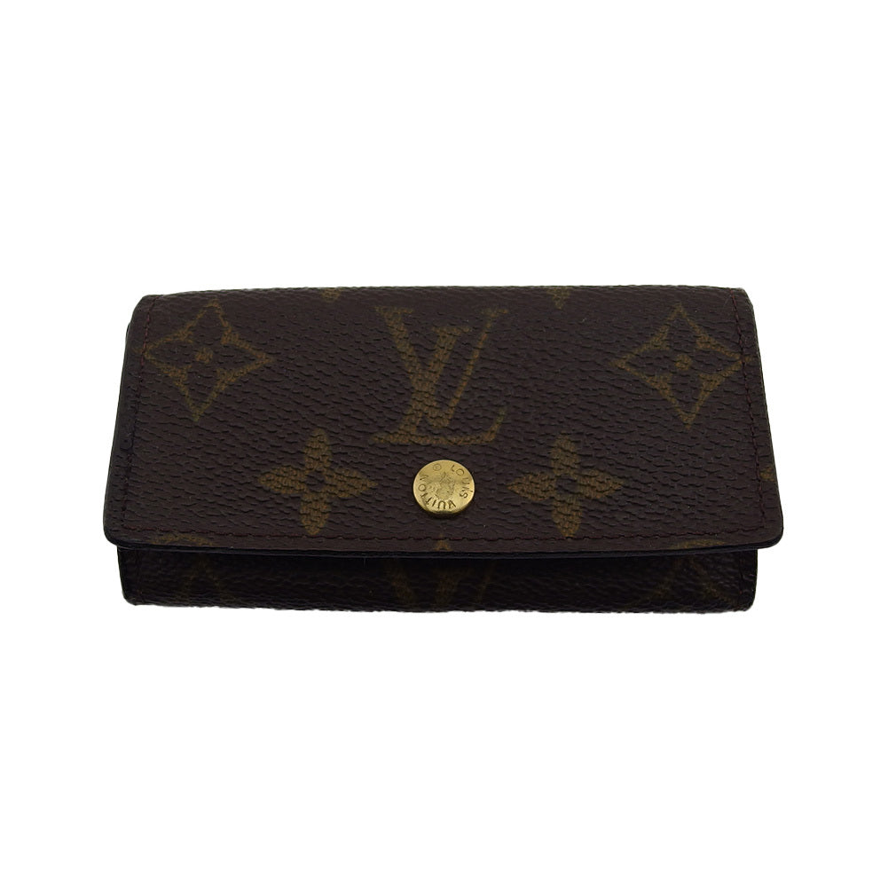 LOUIS VUITTON Key case Key holder M62631 Brown beige Multicles4
