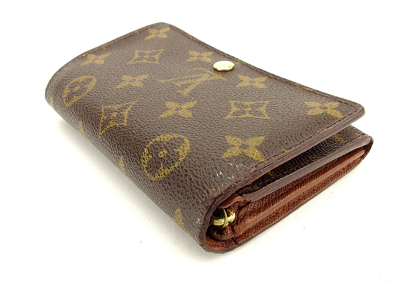 LOUIS VUITTON Long Wallet Purse M61730 Brown Portonebi Tresol