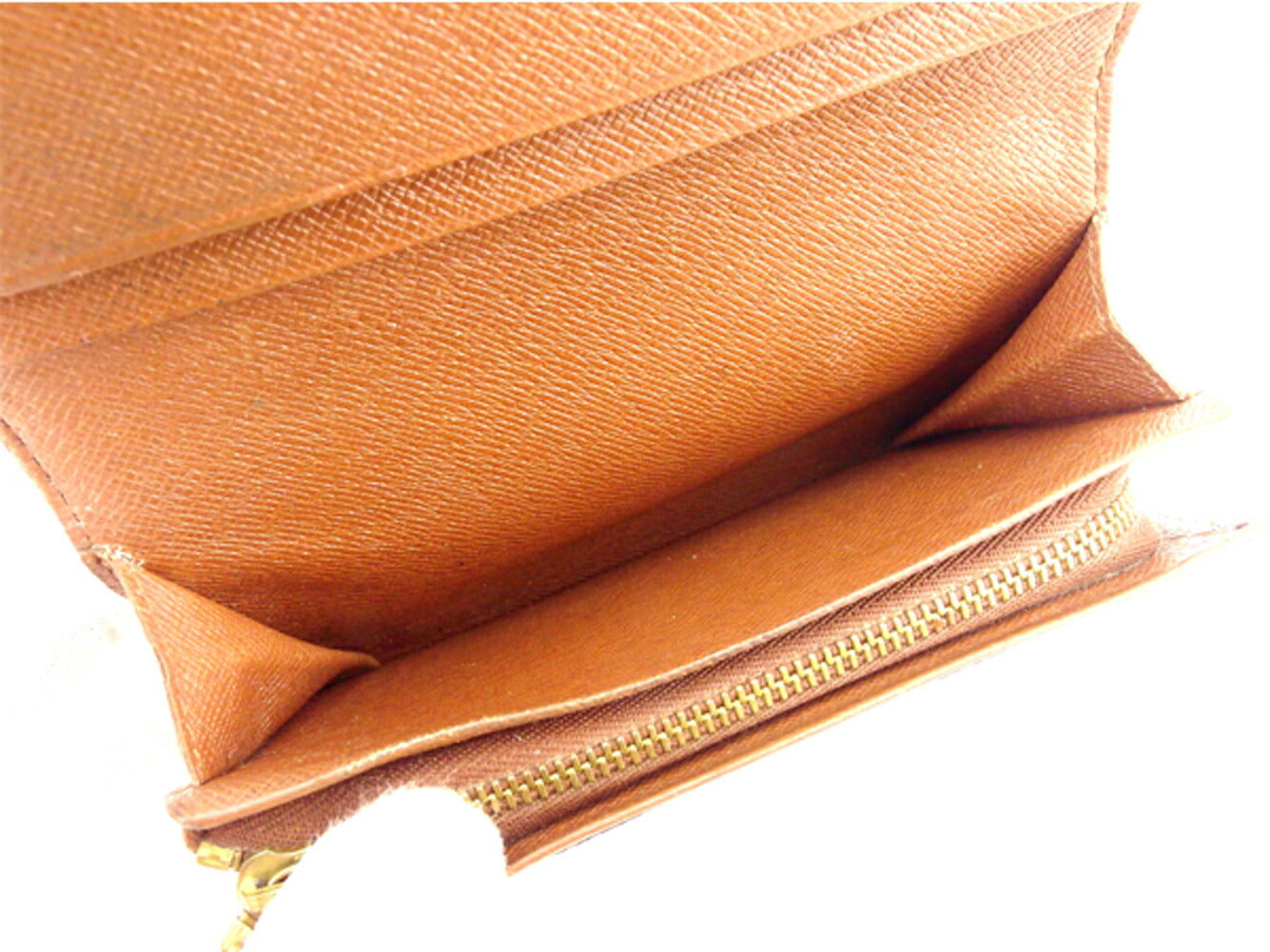 LOUIS VUITTON Long Wallet Purse M61730 Brown Portonebi Tresol