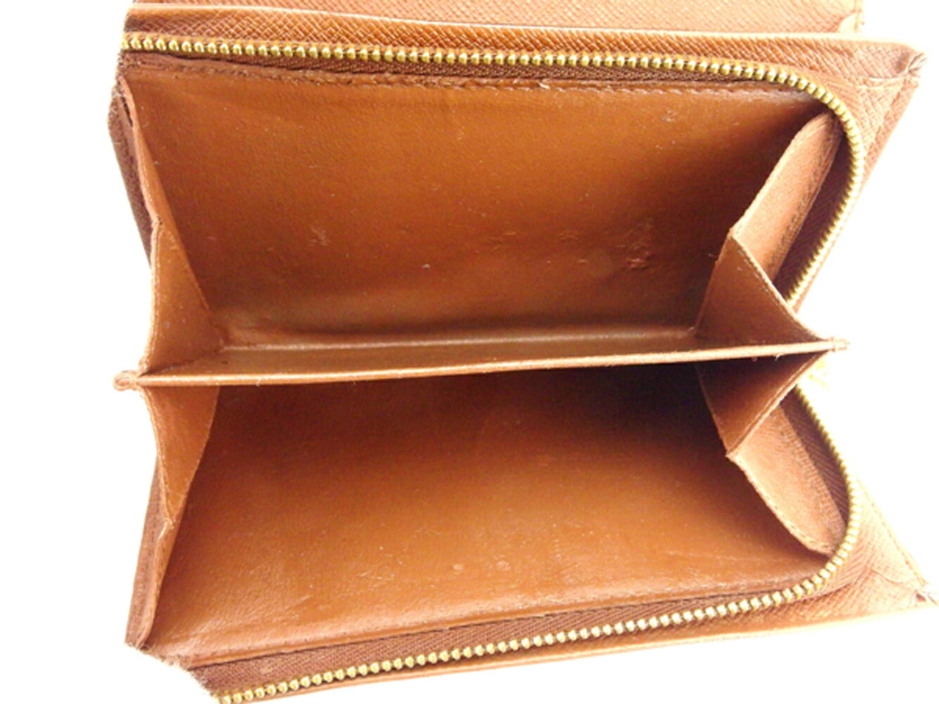 LOUIS VUITTON Long Wallet Purse M61730 Brown Portonebi Tresol