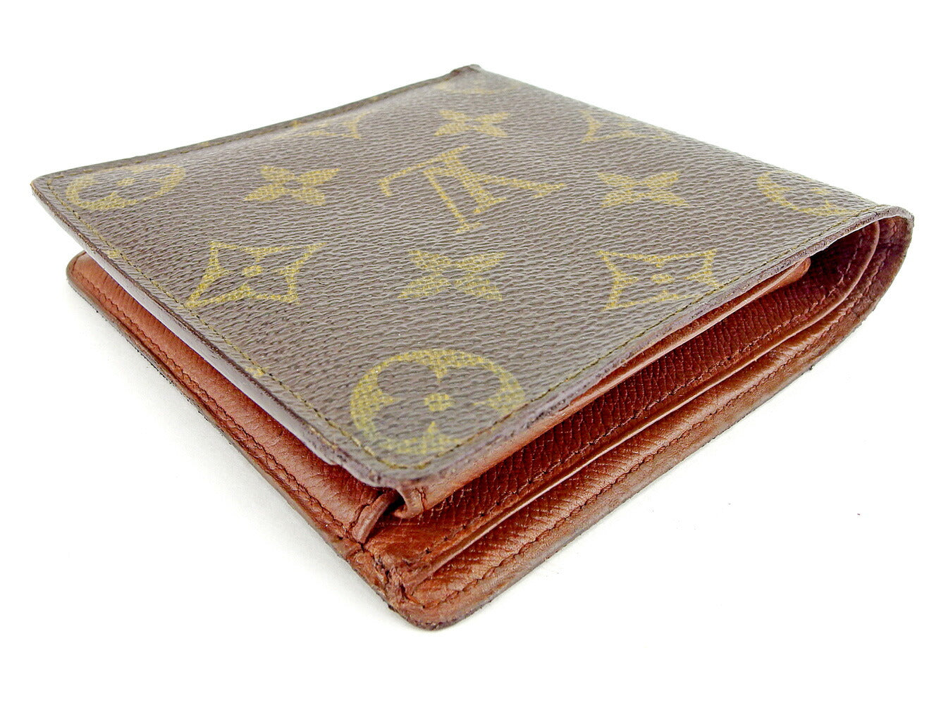 LOUIS VUITTON Long Wallet Purse M61725 Brown Pochette Porto Monécredi