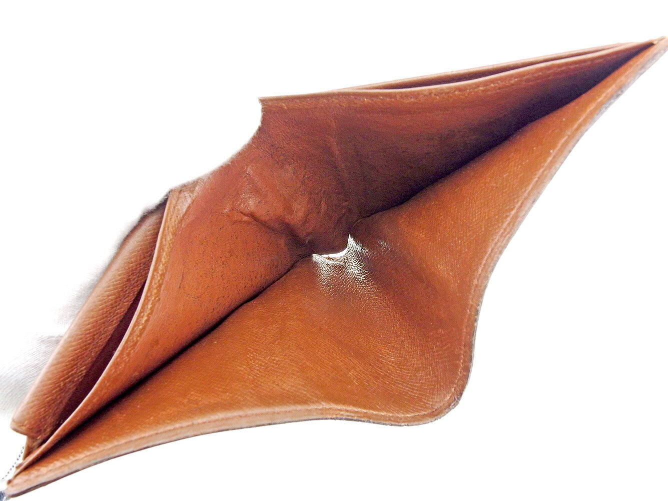 LOUIS VUITTON Long Wallet Purse M61725 Brown Pochette Porto Monécredi