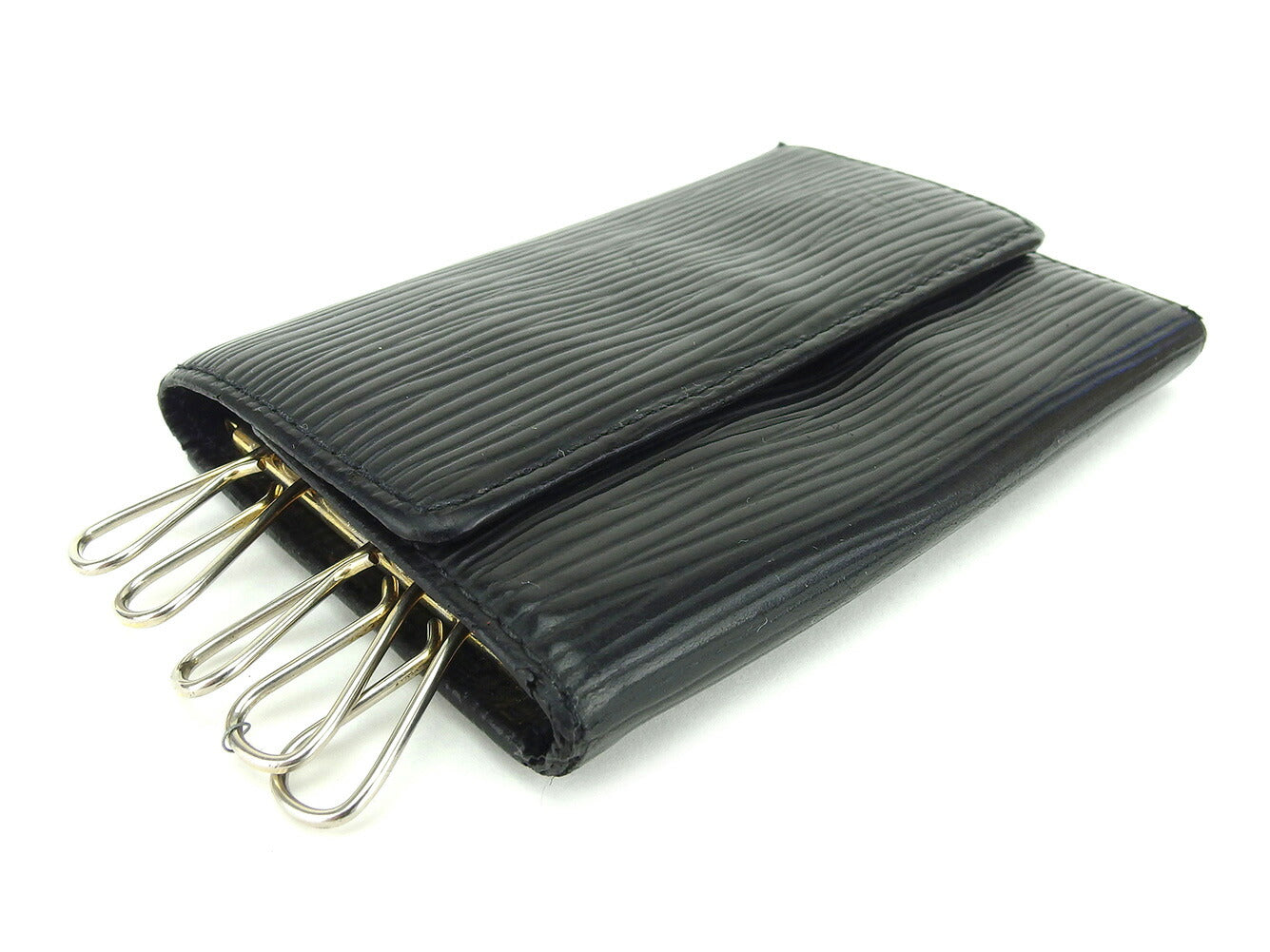 LOUIS VUITTON Key case Key holder M63812 black Multicles6