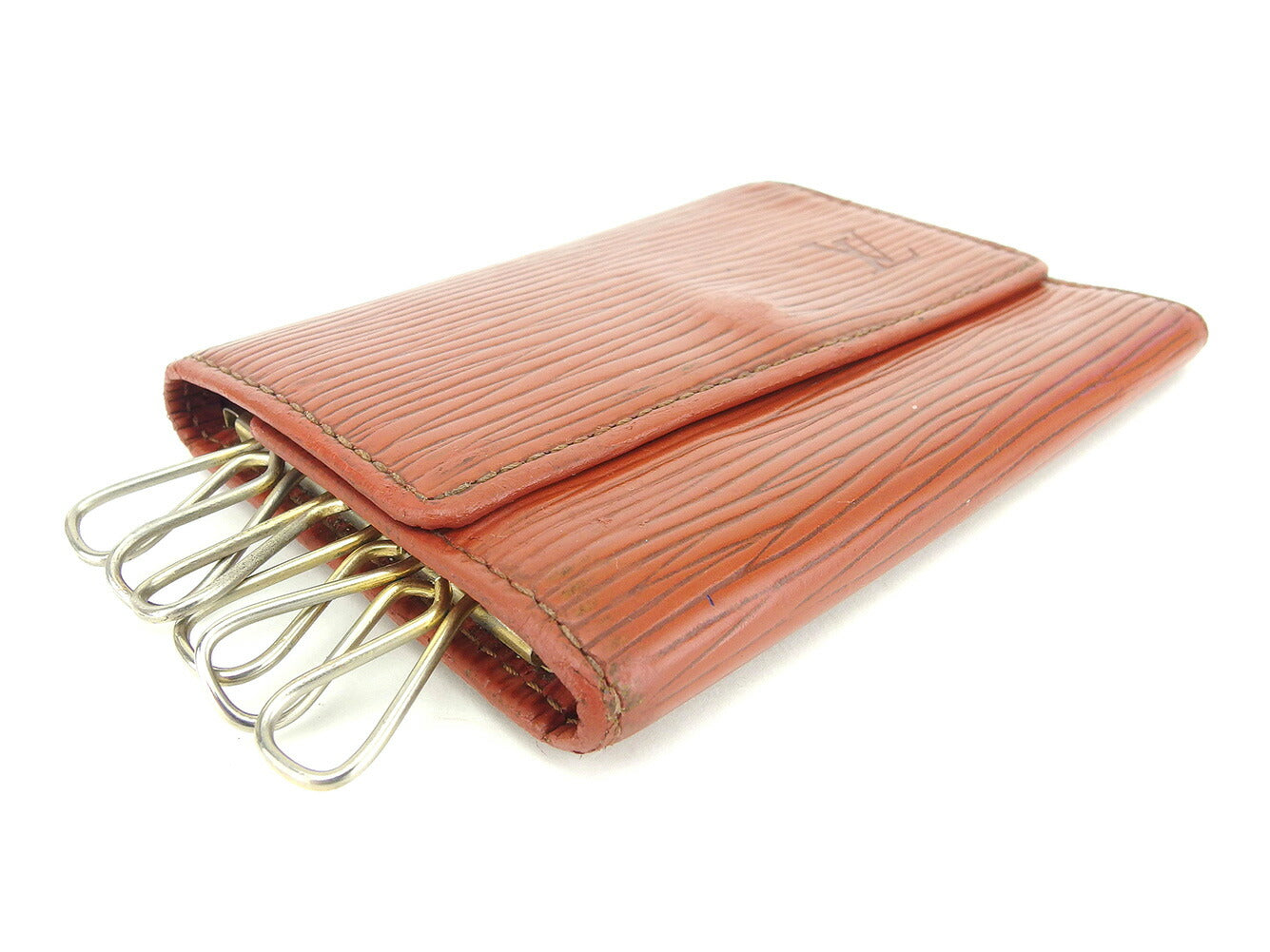 LOUIS VUITTON Key case Key holder M63813 Brown Multicles6