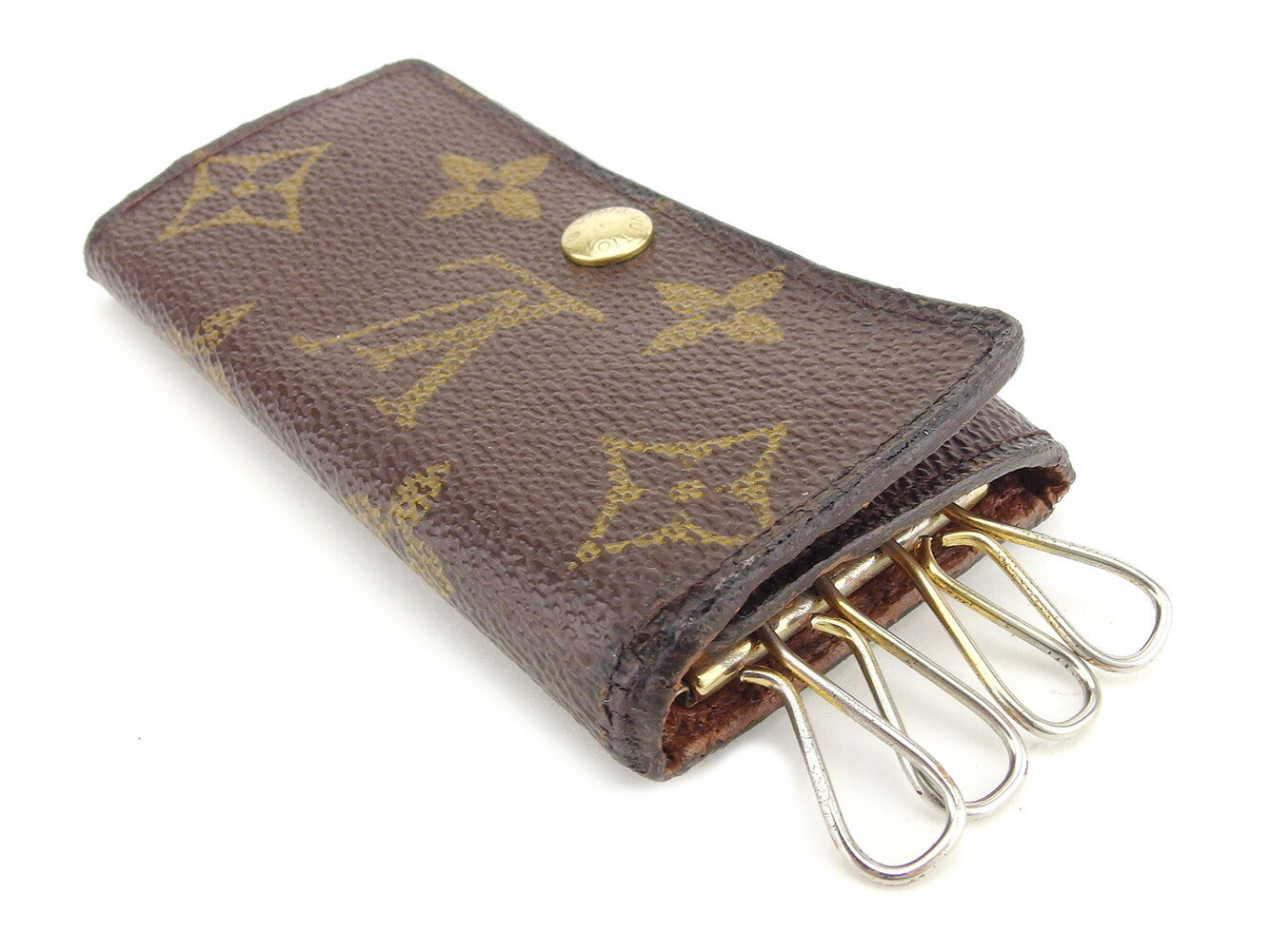 LOUIS VUITTON Key case Key holder M62631 Brown Multicles4