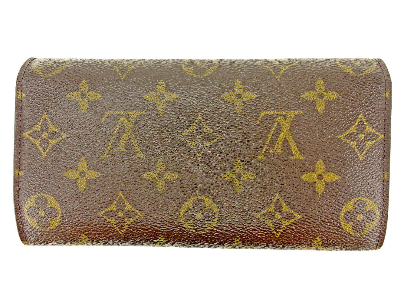 LOUIS VUITTON Long Wallet Purse M61725 Brown Pochette Porto Monécredi