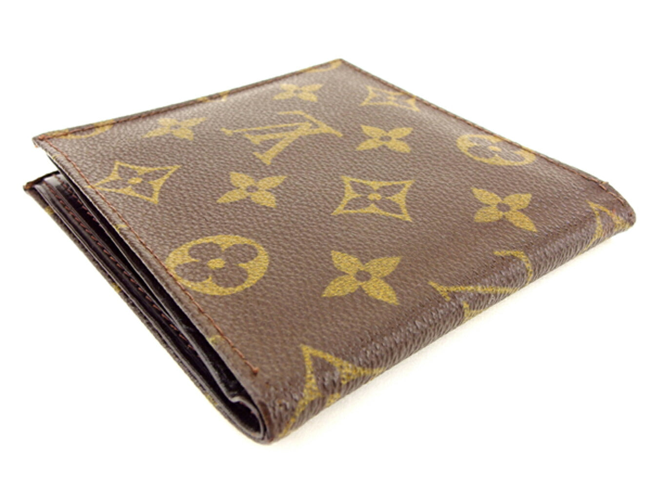 LOUIS VUITTON Bill Compartment M60879 Brown beige Porte BilletsCartes Crdit