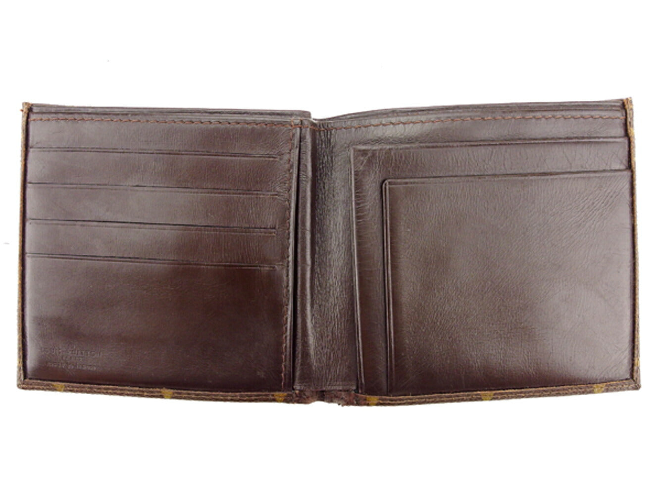 LOUIS VUITTON Bill Compartment M60879 Brown beige Porte BilletsCartes Crdit