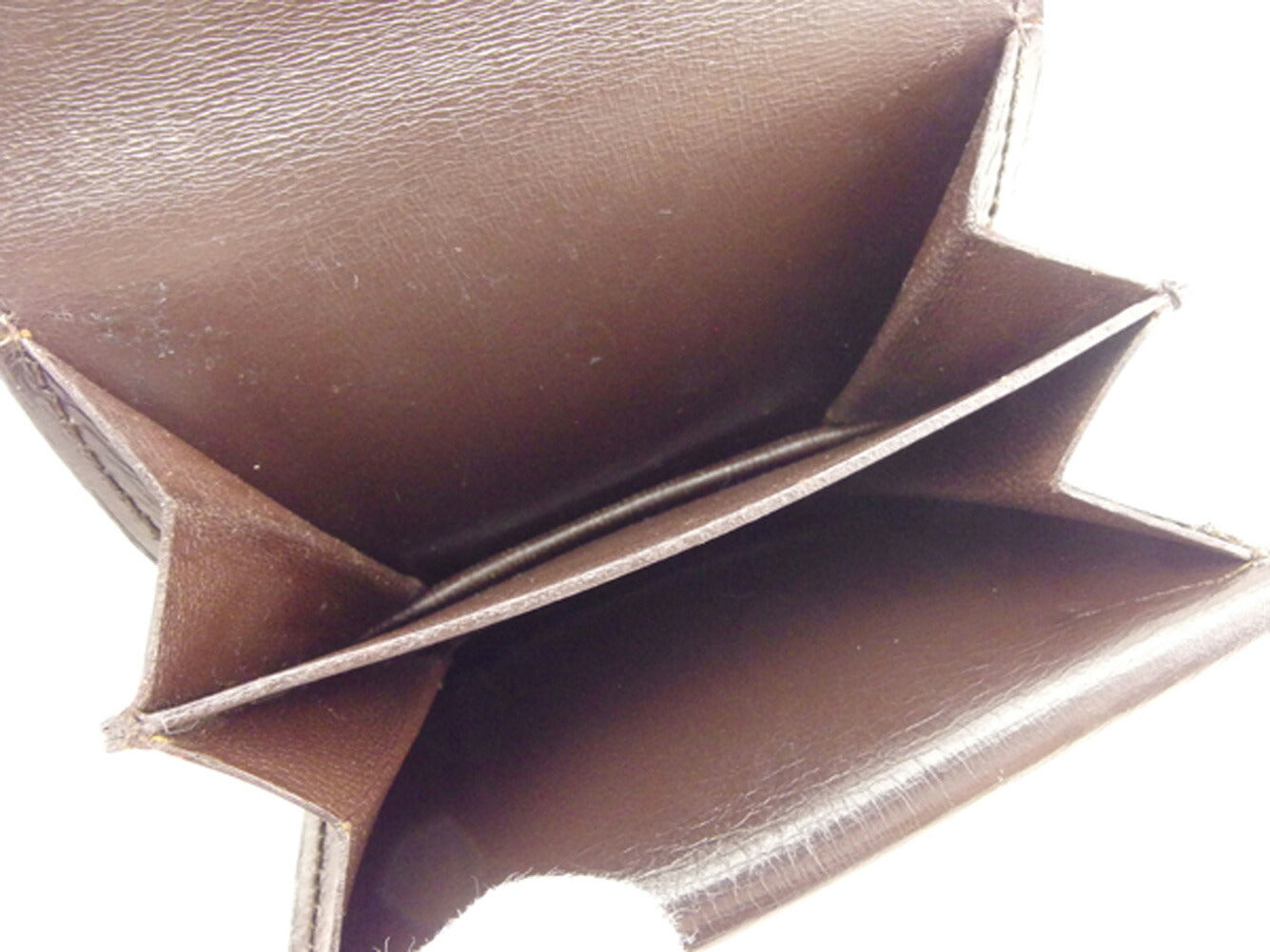 LOUIS VUITTON Coin case M61970 Brown Porto Moneguse