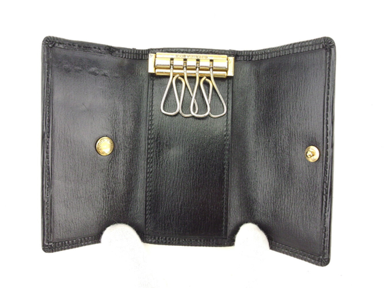LOUIS VUITTON Key case Key holder M63822 black Multicles4