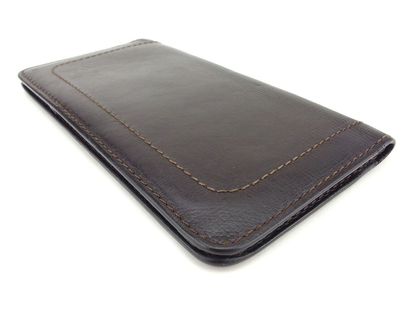 LOUIS VUITTON Bill Compartment M92999 Brown Porte Valeurs Cartes Credit