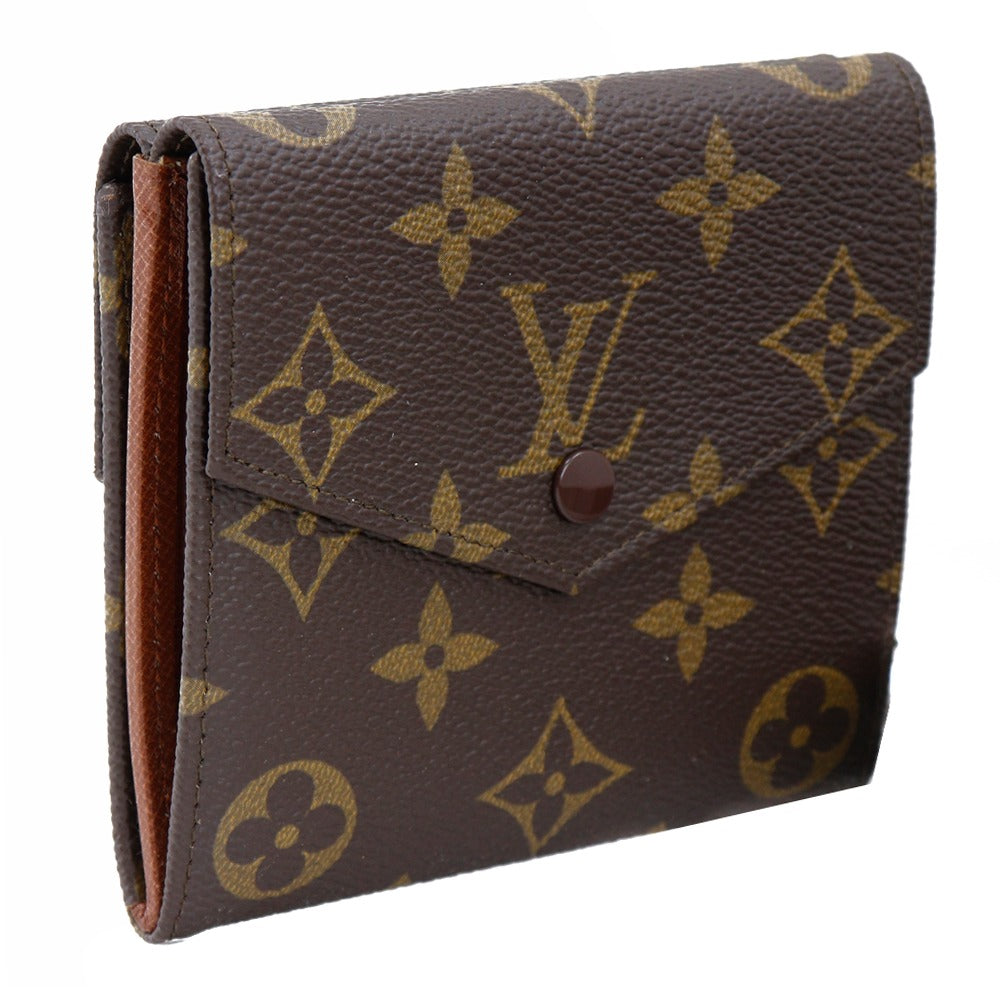 LOUIS VUITTON Bifold Wallet M61660 Monogram canvas Brown Portonebier unisex(Unisex) Used Authentic