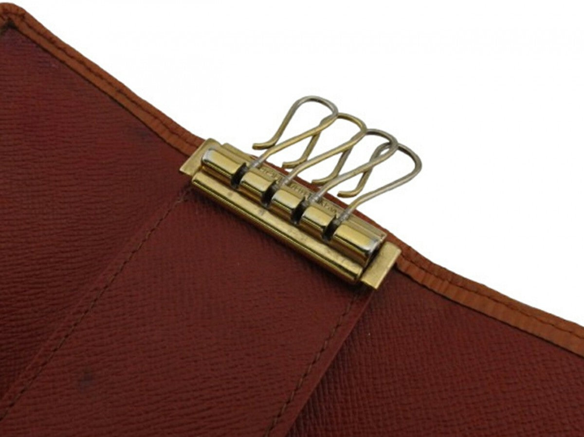 LOUIS VUITTON Key case Key holder Camel