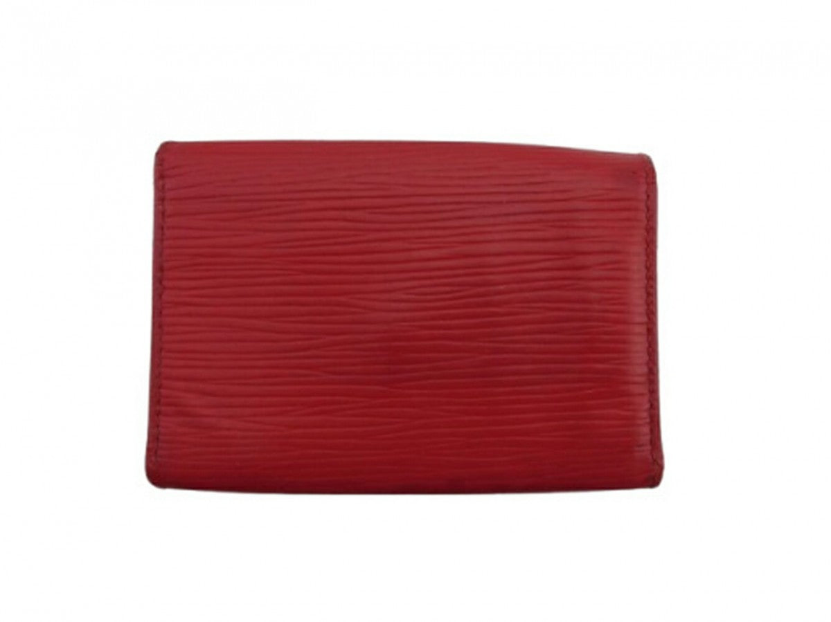 LOUIS VUITTON Key case Key holder M63817 Red Multicles6