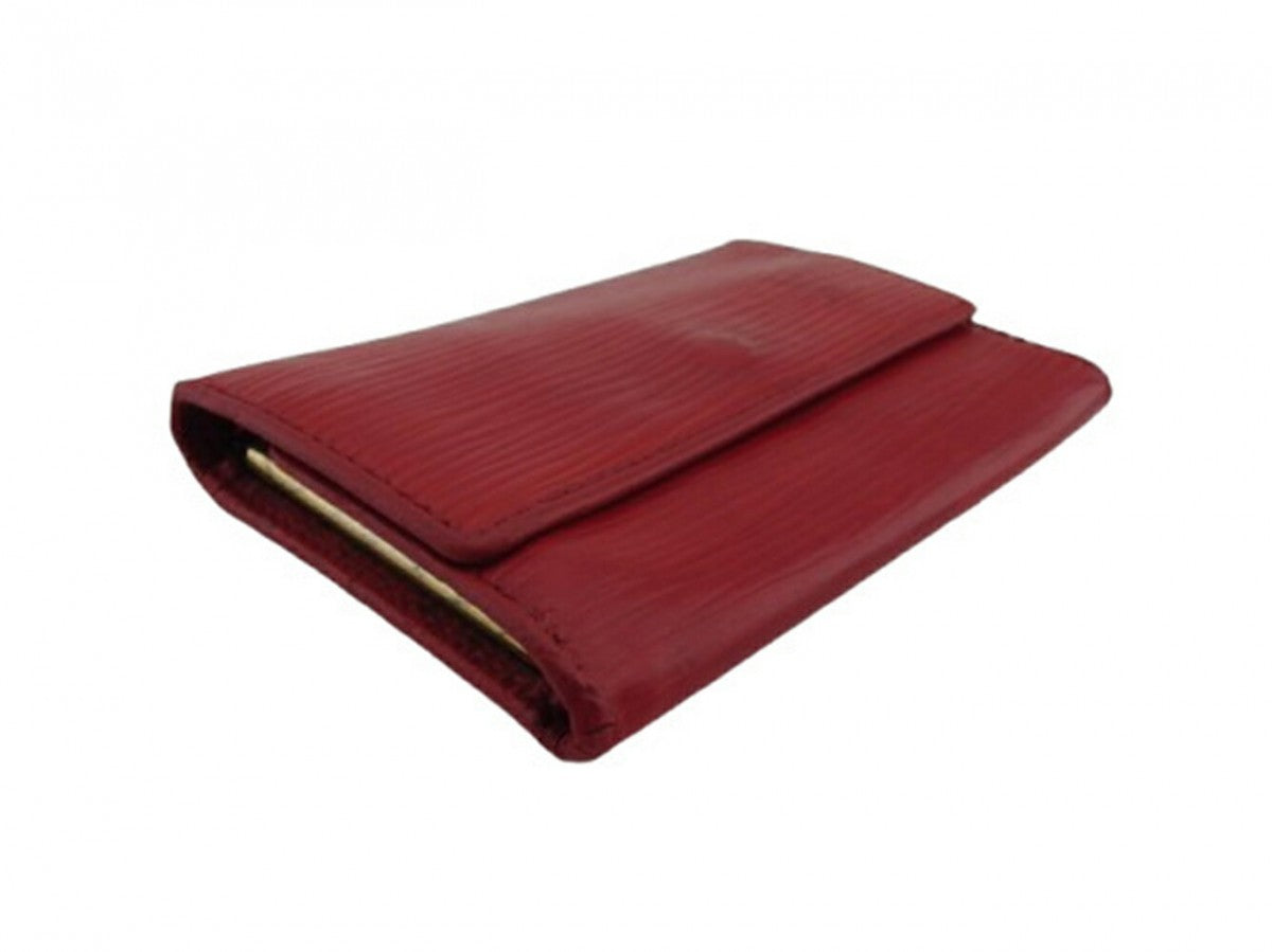 LOUIS VUITTON Key case Key holder M63817 Red Multicles6